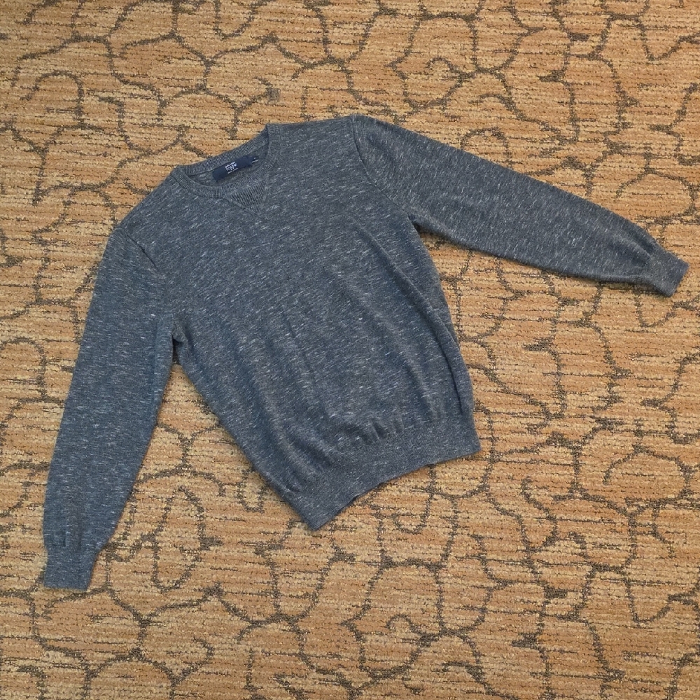 J. Crew Heathered Gray Charcoal Sweater Size S